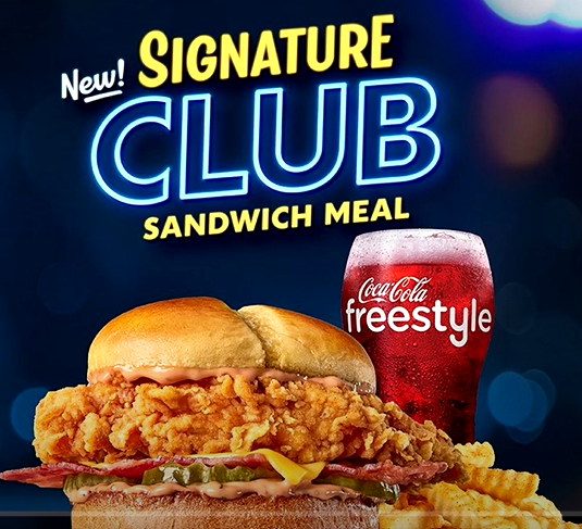 Signature sandwich at Zaxby’s Sandwich Mealz menu 