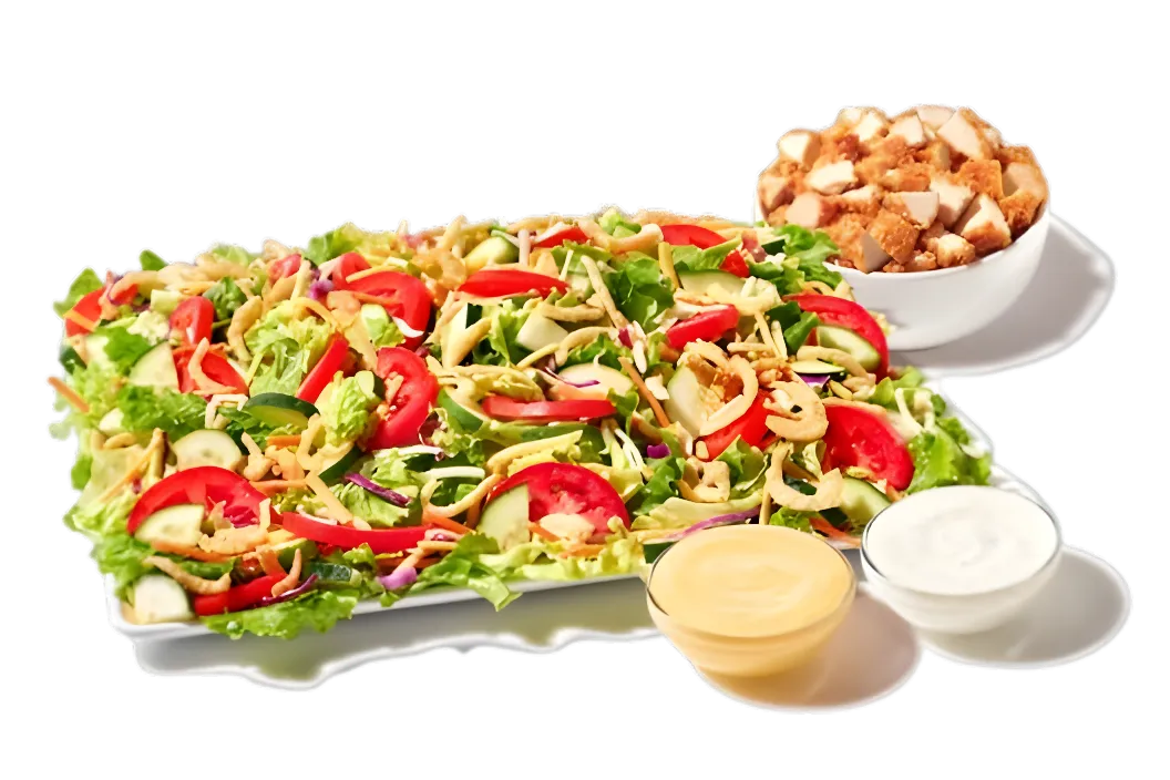 House Zalad Platter at Zaxbys