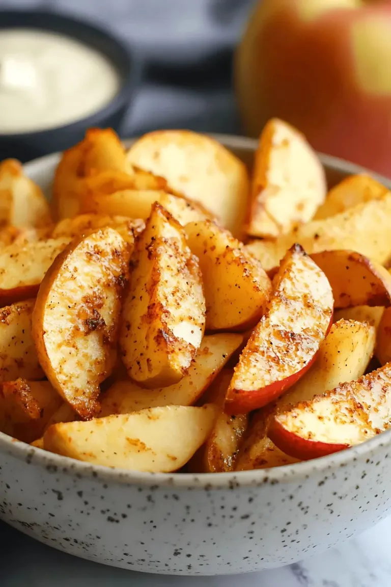 Crispy Air Fryer Apple Fries