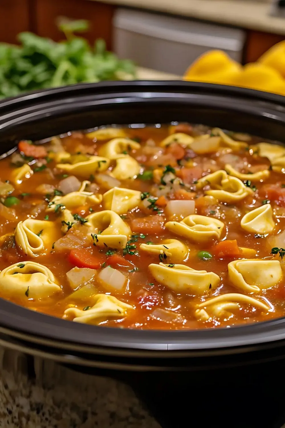 Crockpot Tortellini Soup