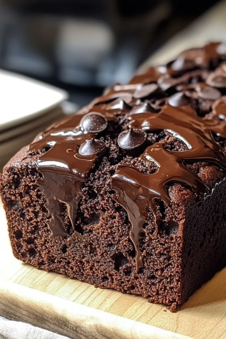Hot Fudge Brownie Bread