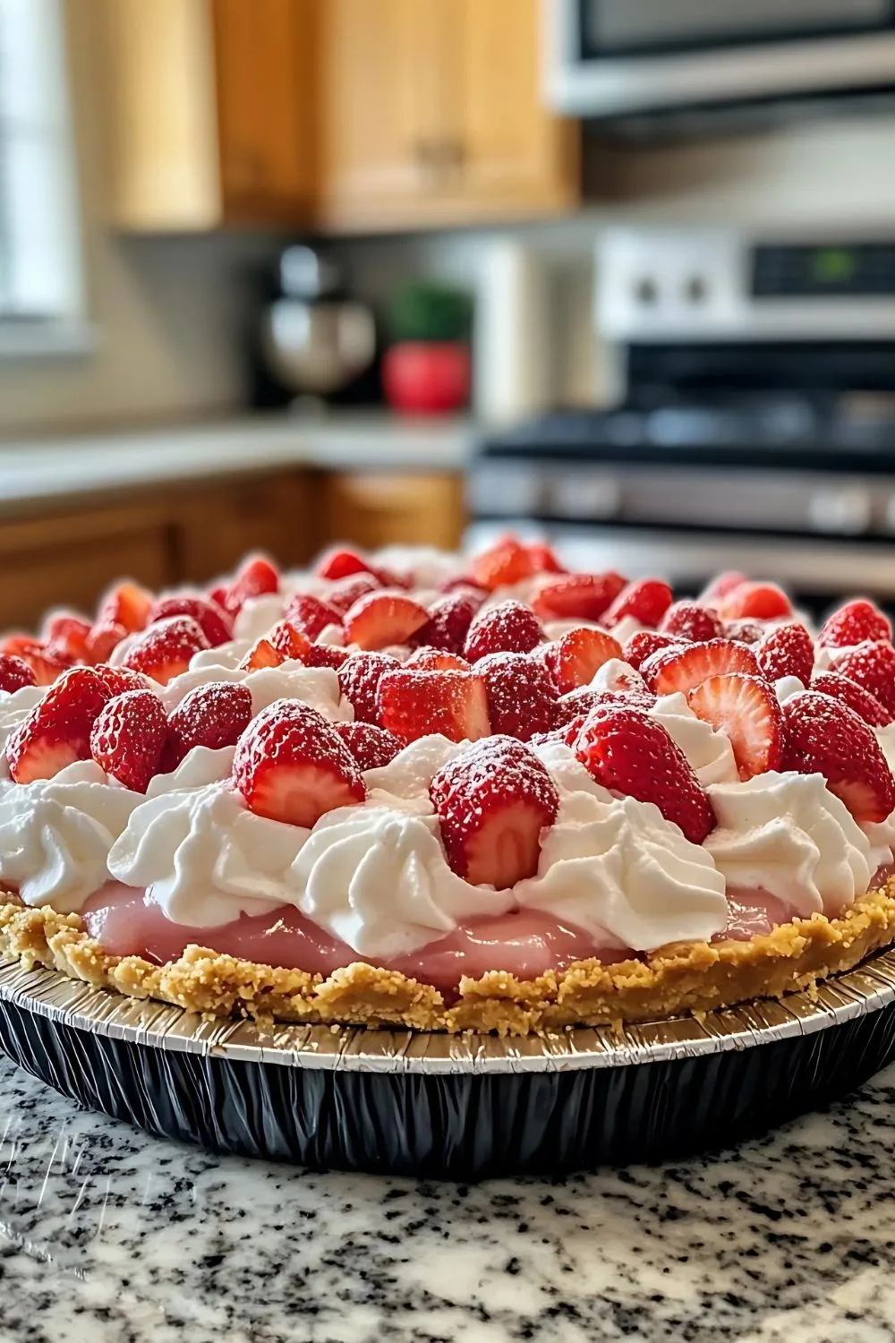 Strawberry Icebox Pie
