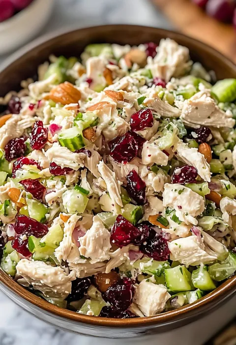 cranberry chicken salad recipe