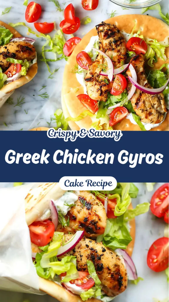 Greek Chicken Gyros