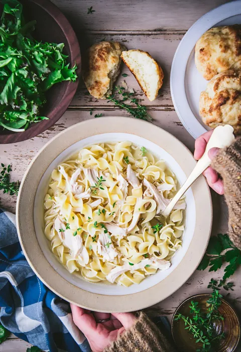 chicken and noodles recipe