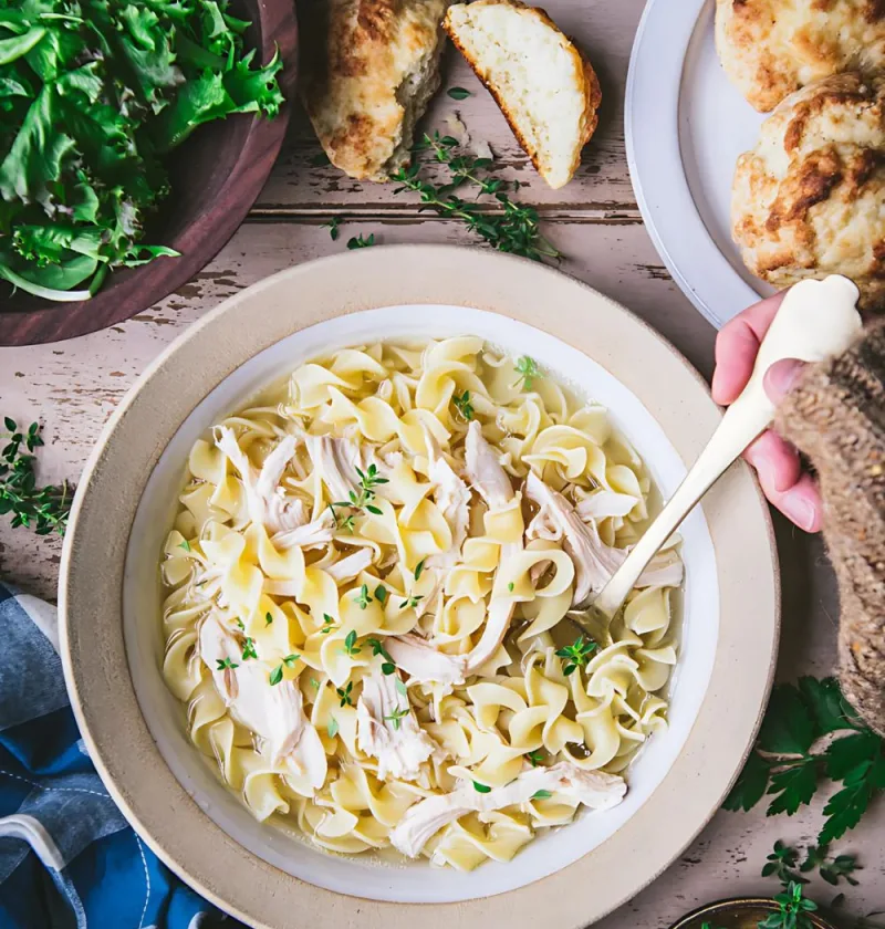 chicken and noodles recipe