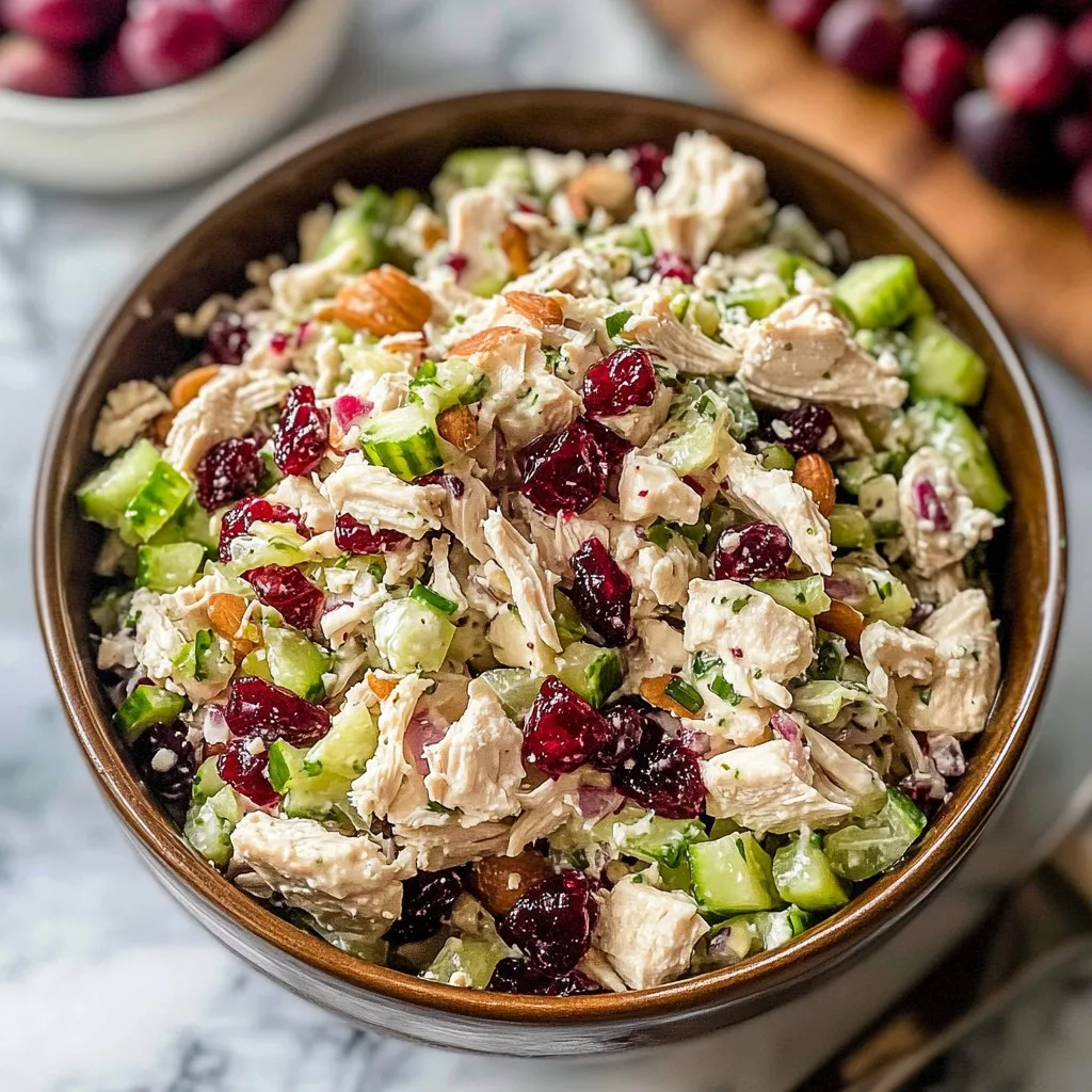 cranberry chicken salad recipe