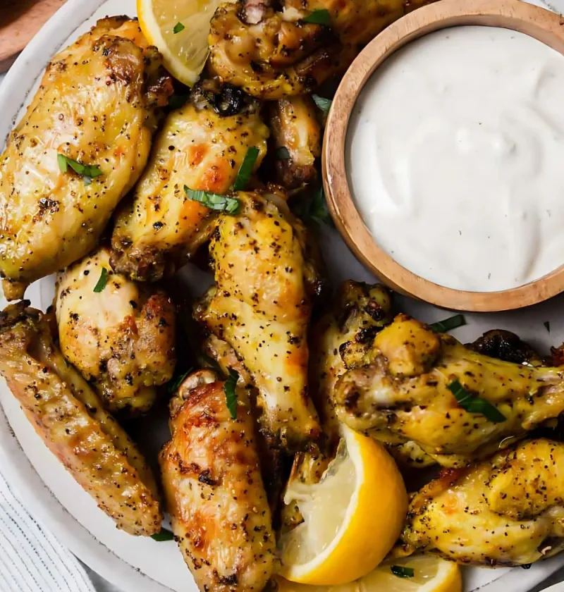 Lemon Pepper Chicken Wings Recipe